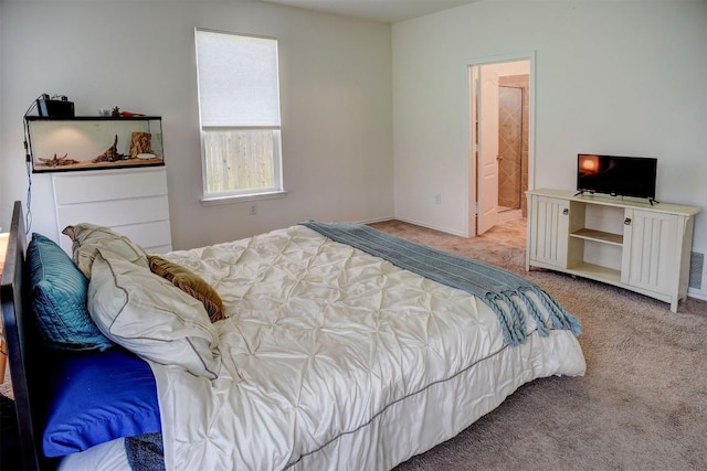 1928 Dragonfly Loop, Bastrop, TX 78602 - bedroom with light colored carpet and baseboards
