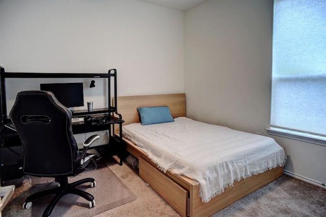 1928 Dragonfly Loop, Bastrop, TX 78602 - carpeted bedroom featuring a desk