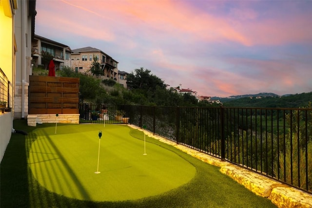 303 Marina View Ct Unit 23A, Austin, TX 78734 - view of community featuring a putting area
