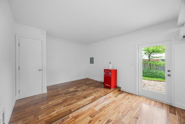 1209 Clearfield Dr, Austin, TX 78758 - spare room with hardwood / wood-style flooring and electric panel