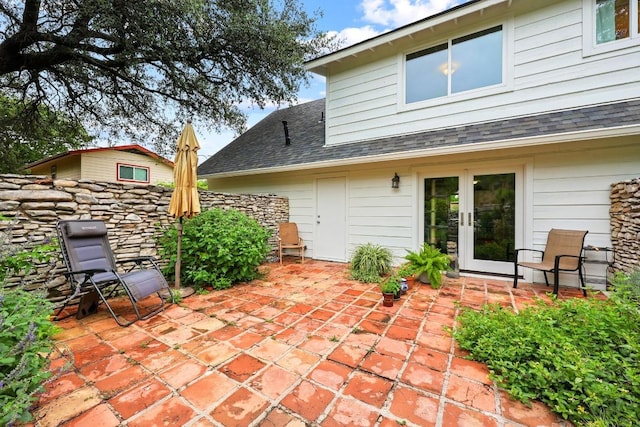1209 Clearfield Dr, Austin, TX 78758 - view of patio with french doors