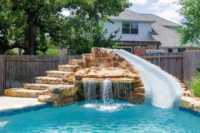 2843 Nolina Ln, Round Rock, TX 78681 - view of pool with a water slide