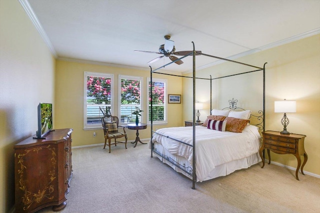 203 Mustang Island Trl, Georgetown, TX 78633 - carpeted bedroom with ornamental molding