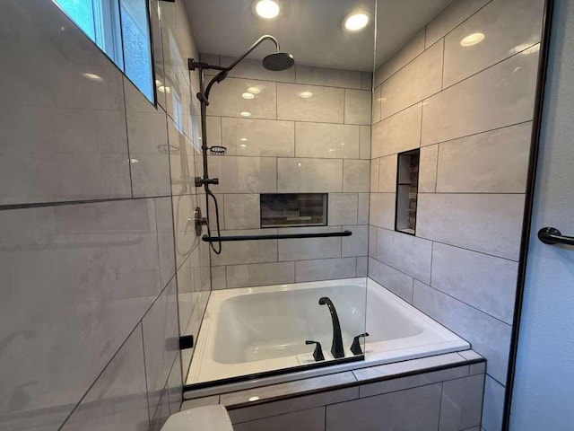 6609 Capriola Dr, Austin, TX 78745 - full bathroom with recessed lighting