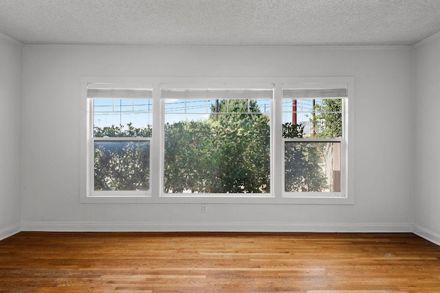 506 W 51st St Unit A, Austin, TX 78751 - empty room with a textured ceiling, light wood-type flooring, and ornamental molding