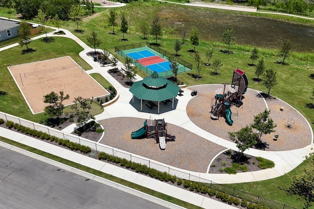 625 Aplite Pass, Maxwell, TX 78656 - drone / aerial view of a recreational park