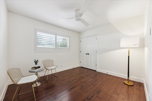 11308 Toledo Dr, Austin, TX 78759 - unfurnished room with wood finished floors and ceiling fan