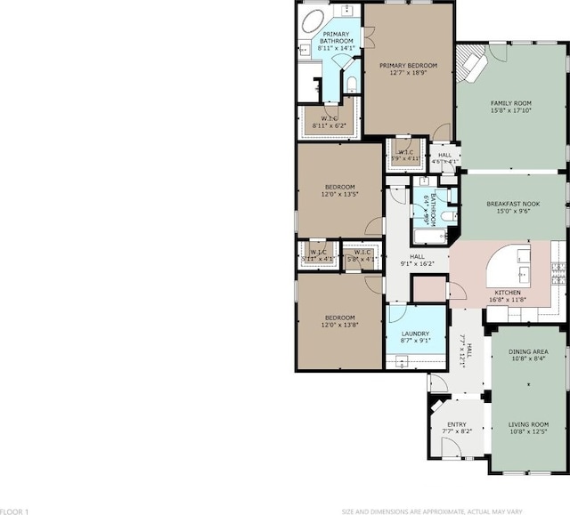 7901 Arbor Knoll Ct, Lago Vista, TX 78645 - view of floor plan / room layout