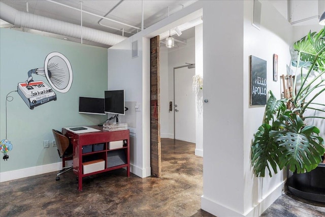 311 W 5th St Unit 1008, Austin, TX 78701 - office space featuring finished concrete floors and baseboards