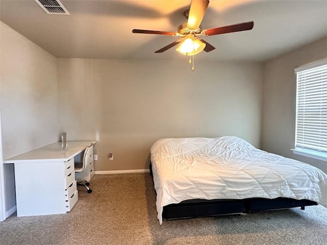 125 Duck Creek Trl, San Marcos, TX 78666 - carpeted bedroom with an office area and ceiling fan
