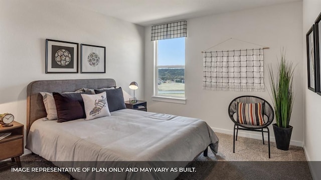 608 Cascada Ln, Round Rock, TX 78681 - carpeted bedroom with baseboards