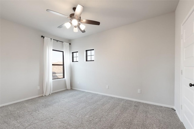 2624 San Bautista Way Unit 44, Leander, TX 78641 - spare room with light carpet and a ceiling fan