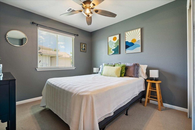 2321 Kale Dr, Austin, TX 78725 - bedroom featuring carpet and ceiling fan