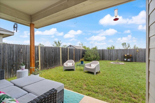 2321 Kale Dr, Austin, TX 78725 - view of fenced backyard
