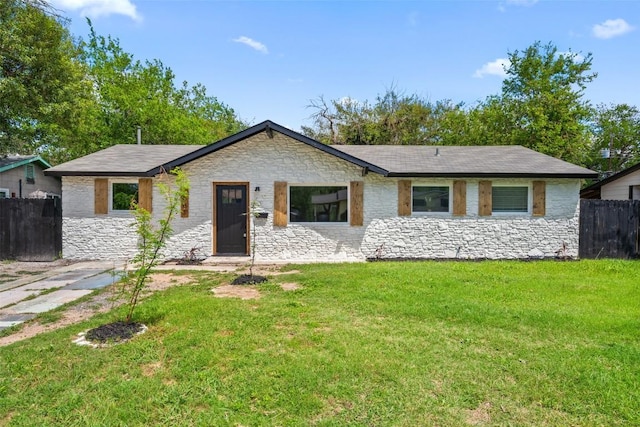 5603 Darlington Ln, Austin, TX 78723 - ranch-style home with stone siding