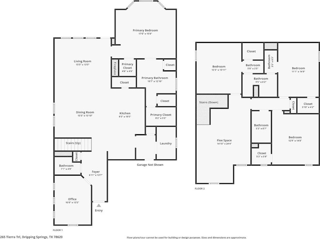 265 Tierra Trl, Dripping Springs, TX 78620 - view of home floor plan