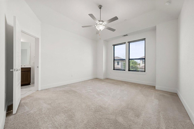 12315 Maypole Bnd Unit 1002, Austin, TX 78717 - unfurnished room featuring light carpet, ceiling fan, and a smoke detector