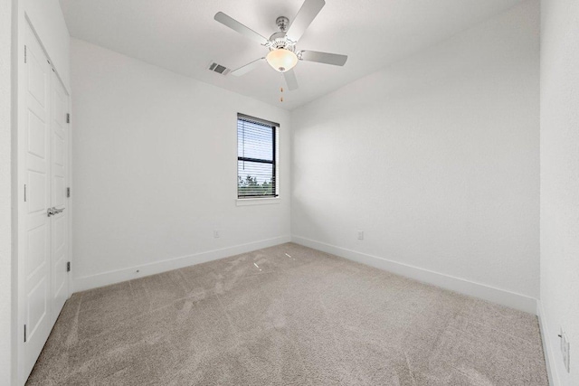 12315 Maypole Bnd Unit 1002, Austin, TX 78717 - unfurnished bedroom with light carpet, a ceiling fan, and a closet