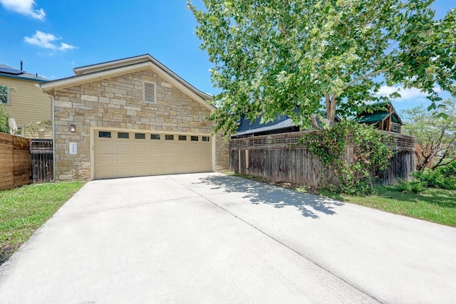3105 Mccurdy St, Austin, TX 78723 - garage featuring concrete driveway