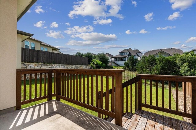 929 Wildrye Ct, Leander, TX 78641 - deck with a residential view