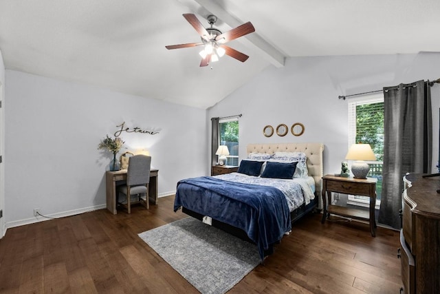 507 S Lake Creek Dr, Round Rock, TX 78681 - bedroom featuring wood finished floors, multiple windows, and ceiling fan