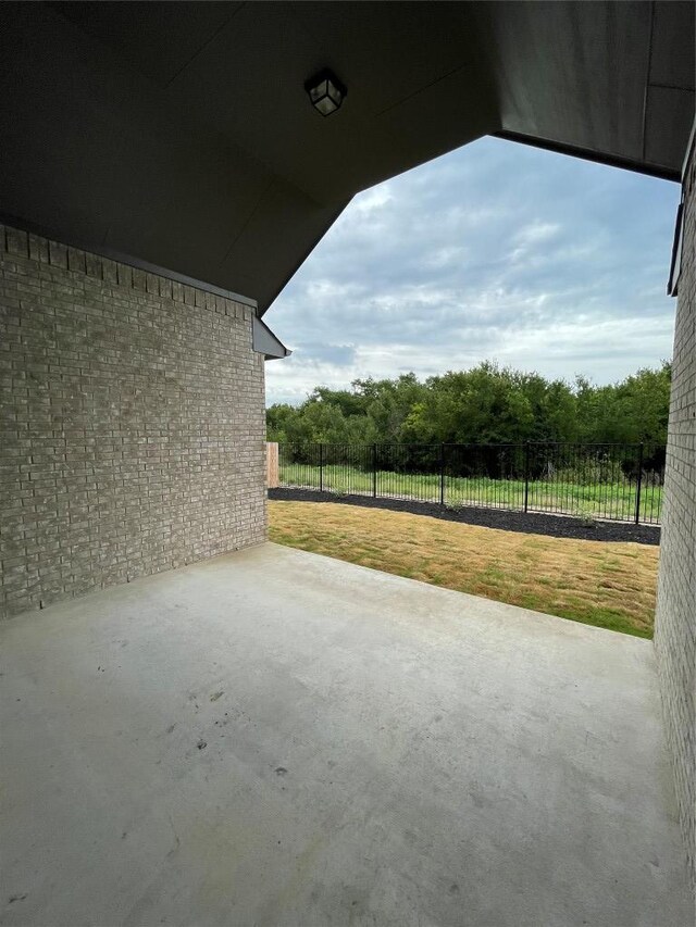 1824 Camay St, Leander, TX 78641 - view of patio / terrace with a view of trees