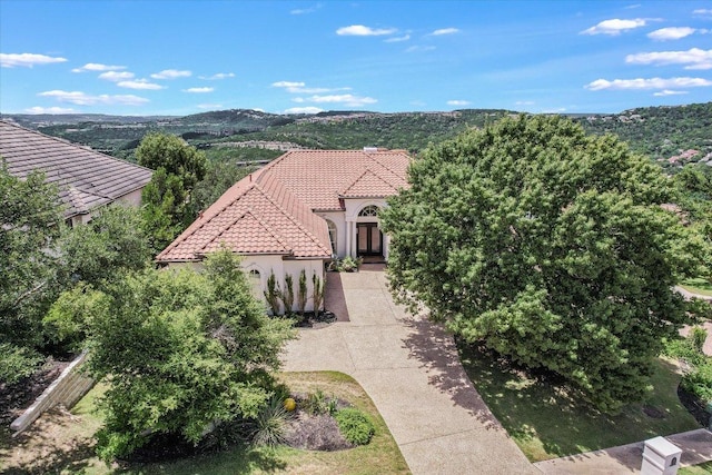 6717 Valburn Dr, Austin, TX 78731 - view from above of property