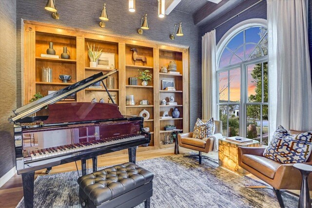 6717 Valburn Dr, Austin, TX 78731 - living area featuring wood finished floors