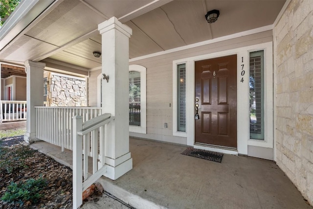 1704 Big Bend Dr, Cedar Park, TX 78613 - entrance to property with a porch