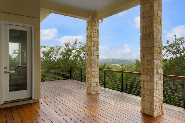 4001 Firstview Dr, Austin, TX 78731 - view of wooden deck