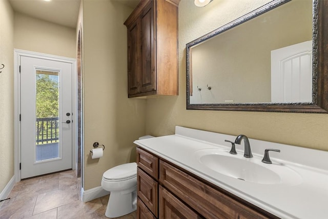 306 Anns Way, Blanco, TX 78606 - bathroom featuring vanity and tile patterned flooring