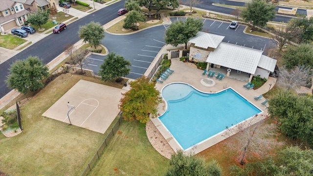 11600 Yeadon Way, Austin, TX 78717 - aerial view of a pool area