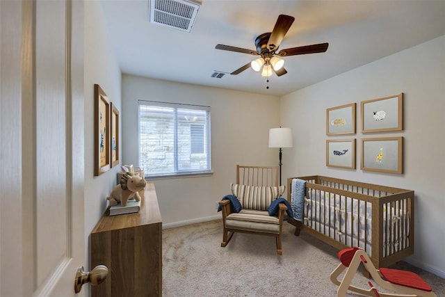 11600 Yeadon Way, Austin, TX 78717 - living area featuring ceiling fan and carpet flooring