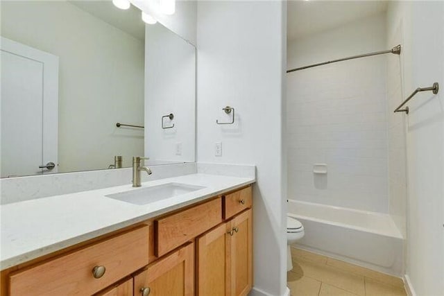 6800 Menchaca Rd Unit 45, Austin, TX 78745 - full bath with vanity, tile patterned floors, and tub / shower combination