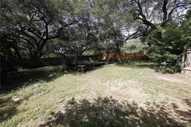 10801 W Lakeview Dr, Jonestown, TX 78645 - view of fenced backyard