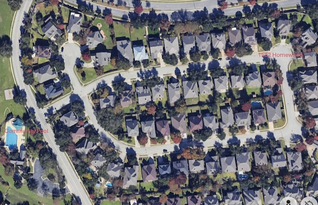 1532 Homewood Cir, Round Rock, TX 78665 - aerial overview of property's location