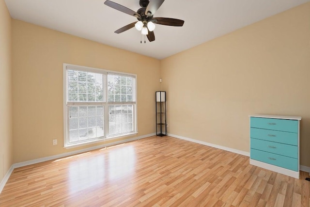 3200 Duval St Unit 309, Austin, TX 78705 - unfurnished room with light wood-type flooring and a ceiling fan
