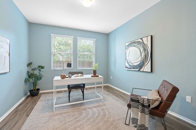 1207 Diggy Dr, Austin, TX 78748 - office with wood finished floors