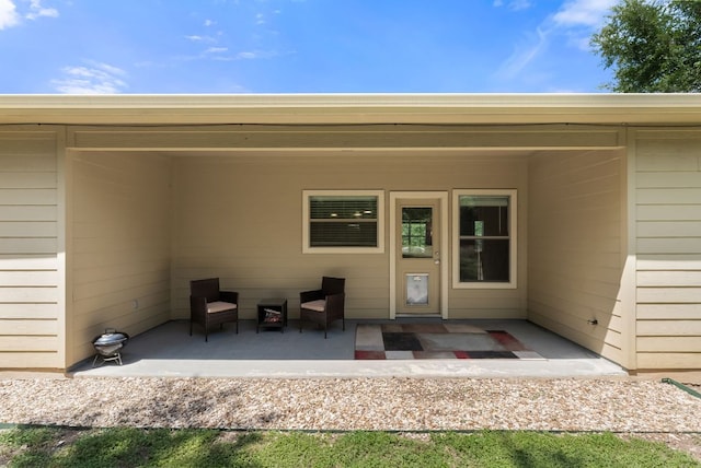 14601 Running Deer Trl, Austin, TX 78734 - doorway to property featuring a patio area