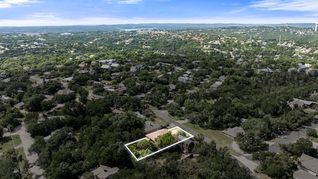 14601 Running Deer Trl, Austin, TX 78734 - aerial overview of property's location featuring property parcel outlined
