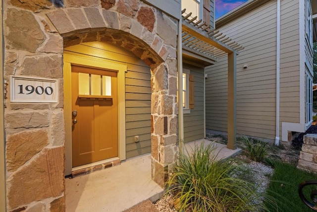 1900 Tramson Dr Unit 94C, Austin, TX 78741 - view of exterior entry with stone siding