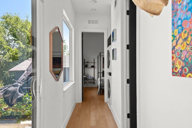 4802 Gladeview Dr Unit 2, Austin, TX 78745 - hall featuring light wood-style flooring