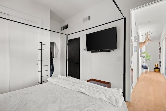 4802 Gladeview Dr Unit 2, Austin, TX 78745 - bedroom with light wood-style flooring