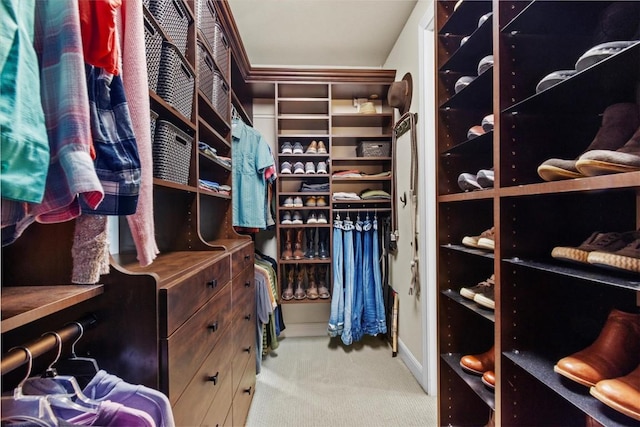 9110 Bayshore Bnd Unit 30, Austin, TX 78726 - walk in closet featuring carpet flooring