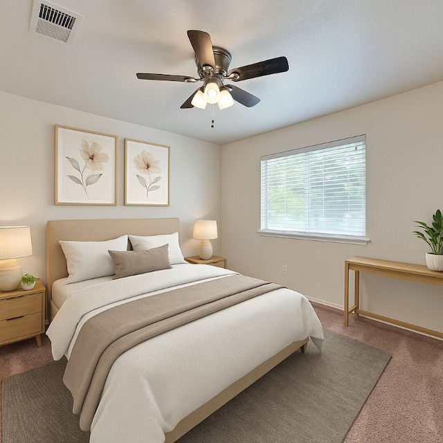 1803 Kwai Cv, Leander, TX 78641 - bedroom with carpet floors and ceiling fan