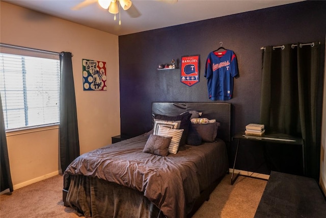 2003 White Dove Pass, Austin, TX 78734 - bedroom featuring carpet and ceiling fan