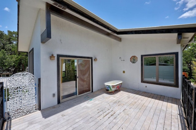 1708 Briar St, Austin, TX 78704 - view of wooden terrace
