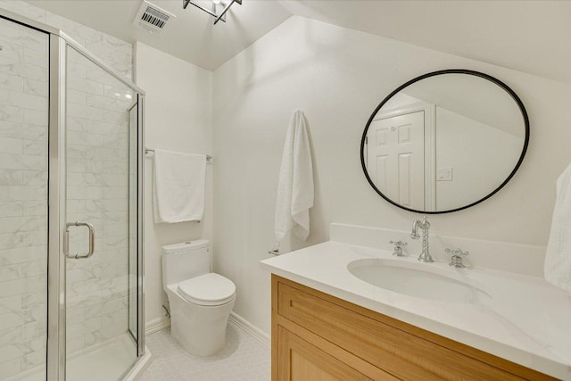 3342 Far View Dr, Austin, TX 78730 - bathroom with vanity and a stall shower