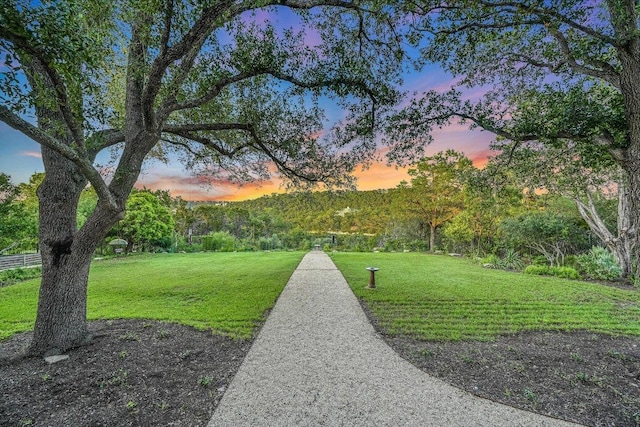 3342 Far View Dr, Austin, TX 78730 - view of property's community featuring a lawn