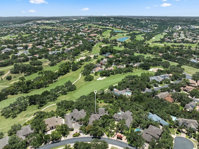 59 Stillmeadow Dr, The Hills, TX 78738 - aerial view of property and surrounding area featuring a golf club, nearby suburban area, and a nearby body of water